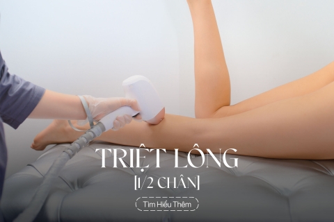 Triệt lông 1/2 chân